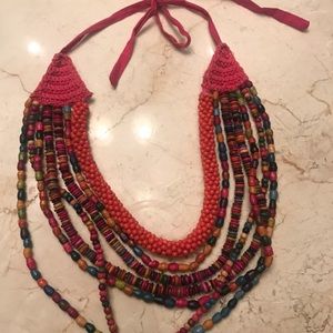 Multicolor beaded necklace